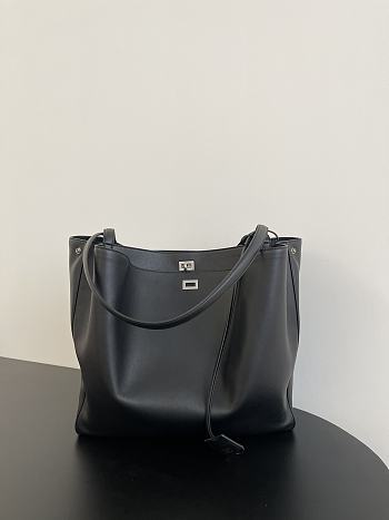Balenciaga Rodeo North-South Tote Bag Black 33x24x9.9cm