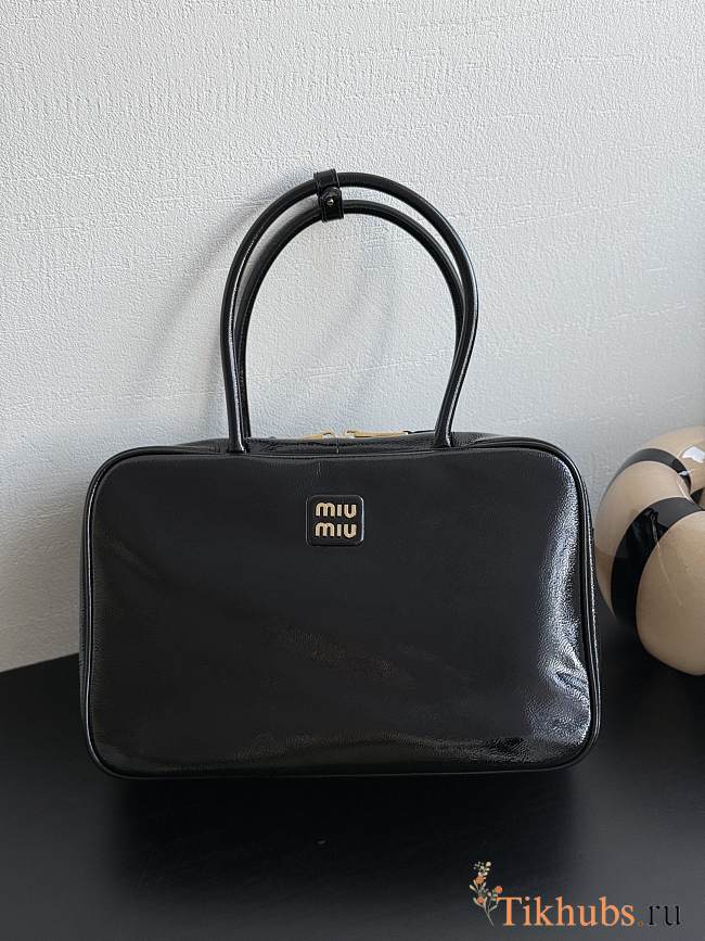 Miu Miu Beau Tote Bag Black 34x23x10cm - 1