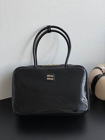 Miu Miu Beau Tote Bag Black 34x23x10cm