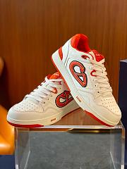 Dior Kaws B57 Dribble Low-Top Sneaker White Red - 5