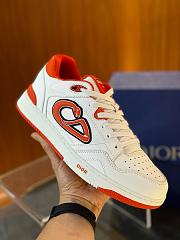 Dior Kaws B57 Dribble Low-Top Sneaker White Red - 4