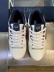 Dior Kaws B57 Dribble Low-Top Sneaker White Navy Blue - 2