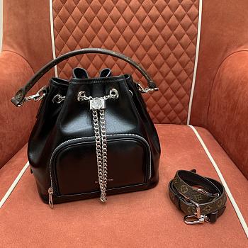 Louis Vuitton LV No Way Vibe Black Bag 24x22.5x15.5cm