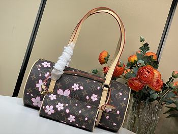Louis Vuitton LV x TM Papillon Sakura Brown 27x11x13cm