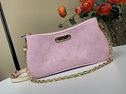 Louis Vuitton LV Liv Pochette Bag Pink 24.5×13.5x6.5cm - 1