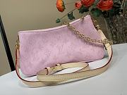 Louis Vuitton LV Liv Pochette Bag Pink 24.5×13.5x6.5cm - 2