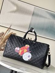 Louis Vuitton LV x TM Keepall Bandoulière 45 Black 45x27x20cm - 5
