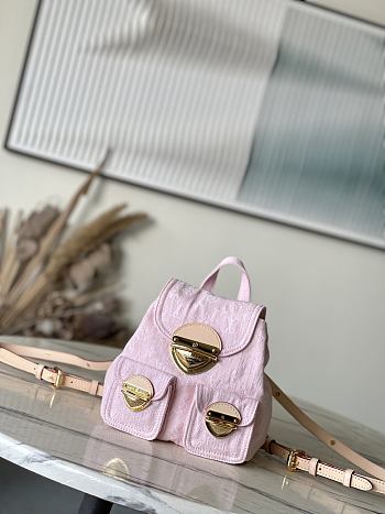 Louis Vuitton LV Venice Monogram Backpack Pink 24x26x7cm