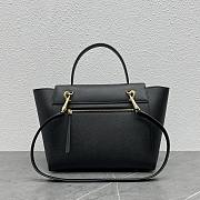 Celine Belt Bag Grained Calfskin Black 28x23x16cm - 2