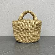 Celine Besace Triomphe Paille Beige 23x22x23cm - 3