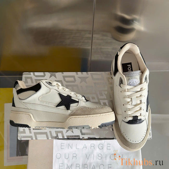 Golden Goose Forty2 Leather Black Trainers Sneaker - 1