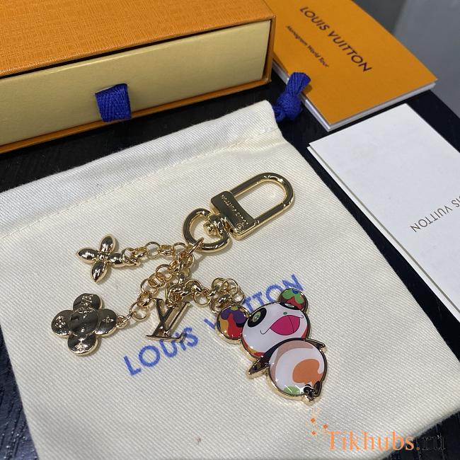 Louis Vuitton LV x TM Superflat Panda Key Holder - 1
