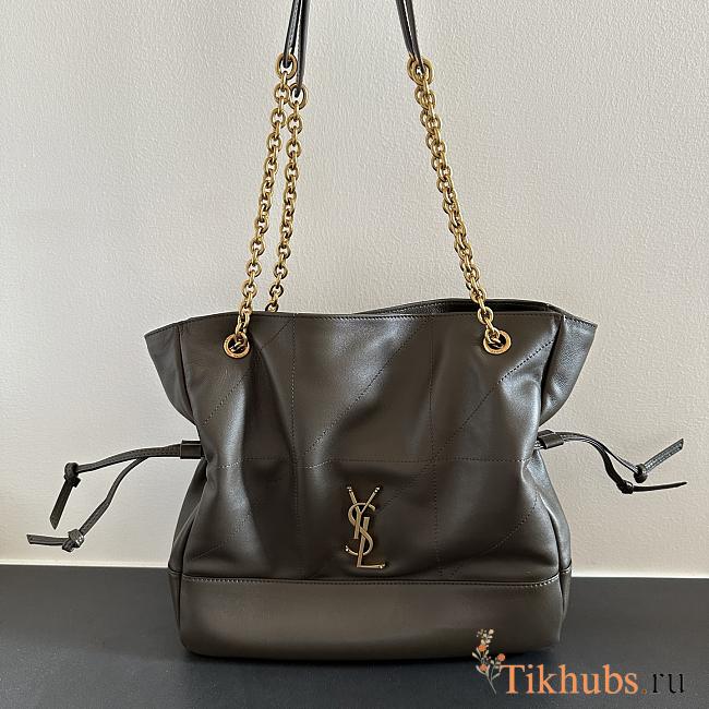 YSL Jamie 4.3 Pochon Bag Green 35x35x10cm - 1