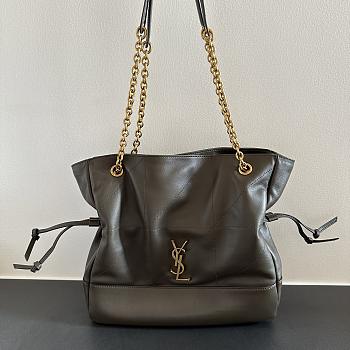 YSL Jamie 4.3 Pochon Bag Green 35x35x10cm