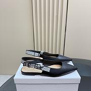 Dior Slingback Black Flat - 1