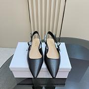 Dior Slingback Black Flat - 5