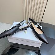 Dior Slingback Black Flat - 4
