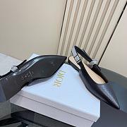 Dior Slingback Black Flat - 2