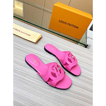 Louis Vuitton LV Isola Flat Mule Pink Sandals