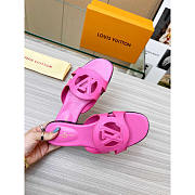 Louis Vuitton LV Isola Flat Mule Pink Sandals - 5