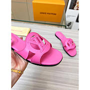 Louis Vuitton LV Isola Flat Mule Pink Sandals - 4