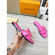 Louis Vuitton LV Isola Flat Mule Pink Sandals - 3