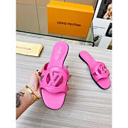 Louis Vuitton LV Isola Flat Mule Pink Sandals - 2