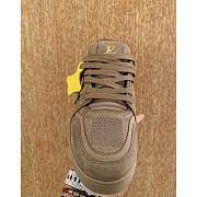 Louis Vuitton LV Trainer Sneaker Brown Suede - 3