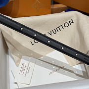Louis Vuitton LV Women's Belt Black 1.5cm - 4