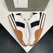 Tom Ford Suede James Sneaker Black Cream - 2