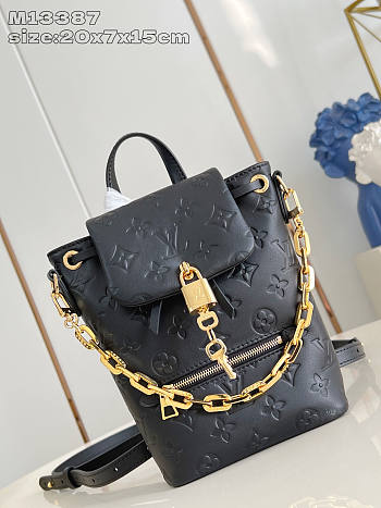 Louis Vuitton LV Coussin Backpack Mini Black 20x7.5x15cm