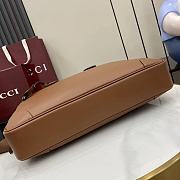 Gucci GG Emblem Briefcase Brown 40x30x6cm - 6