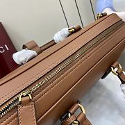 Gucci GG Emblem Briefcase Brown 40x30x6cm - 3