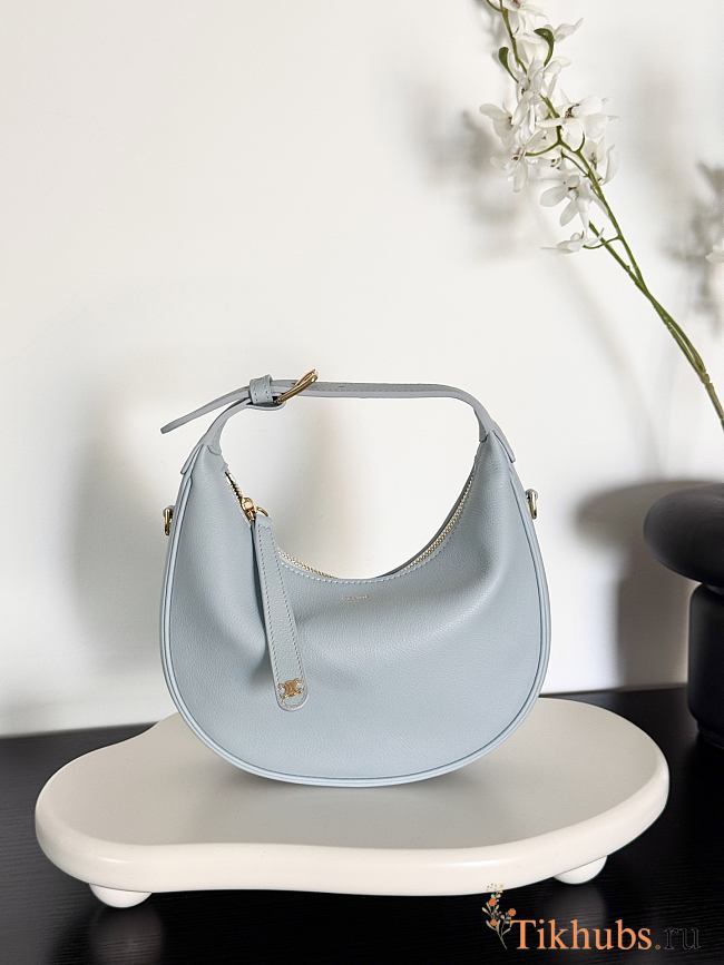 Celine Teen Lulu Bag Calfskin Blue 21x24x5cm - 1