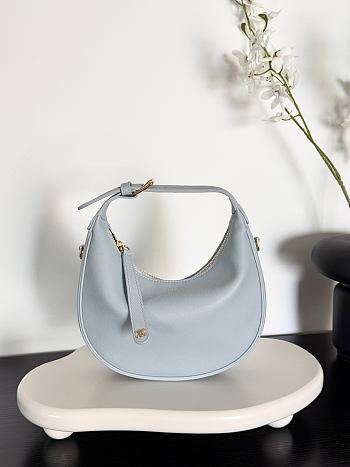 Celine Teen Lulu Bag Calfskin Blue 21x24x5cm
