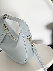 Celine Teen Lulu Bag Calfskin Blue 21x24x5cm - 6