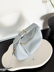 Celine Teen Lulu Bag Calfskin Blue 21x24x5cm - 3