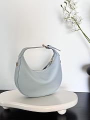 Celine Teen Lulu Bag Calfskin Blue 21x24x5cm - 2
