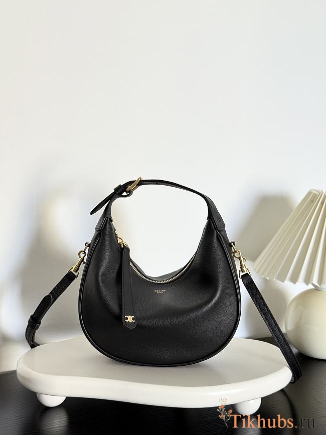 Celine Teen Lulu Bag Calfskin Black 21x24x5cm - 1