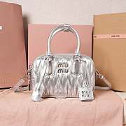 Miu Miu Arcadie Bag Silver 19x13x6cm - 1