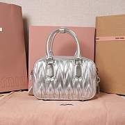 Miu Miu Arcadie Bag Silver 19x13x6cm - 4