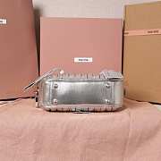 Miu Miu Arcadie Bag Silver 19x13x6cm - 5