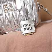 Miu Miu Arcadie Bag Silver 19x13x6cm - 3