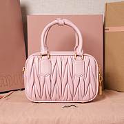 Miu Miu Arcadie Bag Pink 19x13x6cm - 5