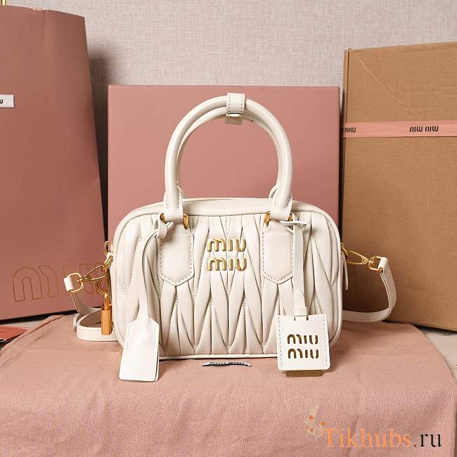 Miu Miu Arcadie Bag White 19x13x6cm - 1