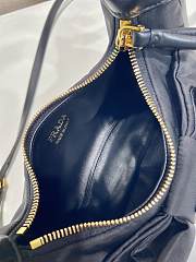 Prada Re-Nylon Nappa Leather Black Bag 22x13x7cm - 6