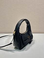 Prada Re-Nylon Nappa Leather Black Bag 22x13x7cm - 5