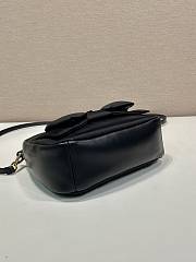 Prada Re-Nylon Nappa Leather Black Bag 22x13x7cm - 4