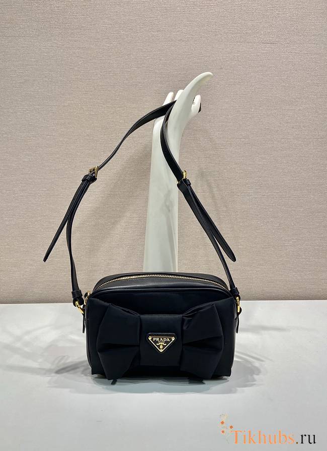 Prada Re-Nylon Mini Shoulder Bag Black 18x11x6cm - 1