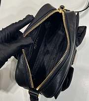 Prada Re-Nylon Mini Shoulder Bag Black 18x11x6cm - 6